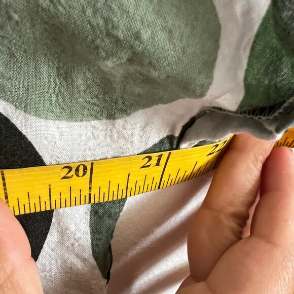 Green‎ Polka Dot Top, Retro, Mod, Vintage, Retro, Cottagecore, Playful, Large - Picture 5 of 5